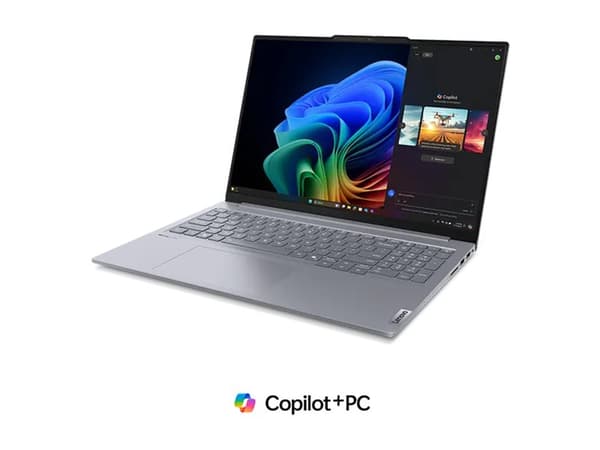Lenovo ThinkBook 16 G7 QOY 21NH - Snapdragon X Plus - X1P-42-100 / inntil 3.4 GHz - Win 11 Pro (on ARM) - Qualcomm Adreno - 16 GB RAM - 512 GB SSD NV Grå