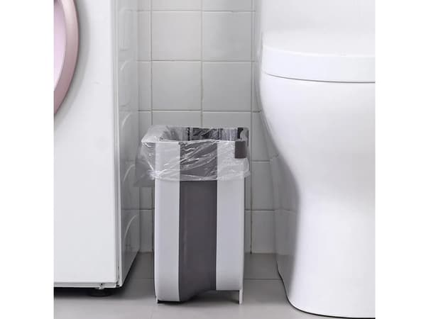 Hopfällbar Soptunna / Hängande Korg - För bioavfall 8L