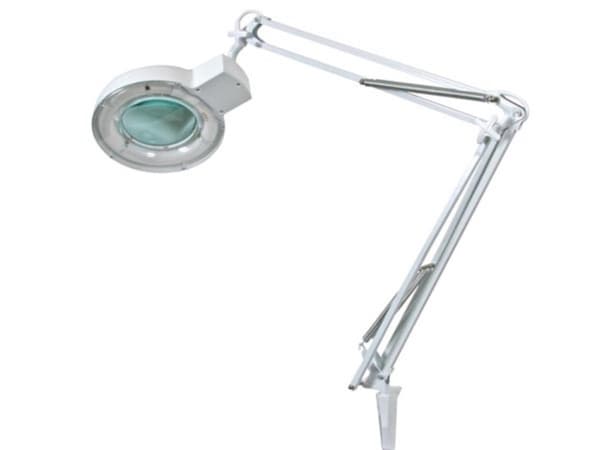 Lampe Med Forstørrelsesglass 5 Dioptri - 22W Hvit