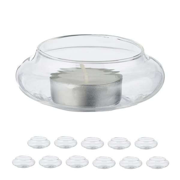 Flytende telysholder sett med 12 stk