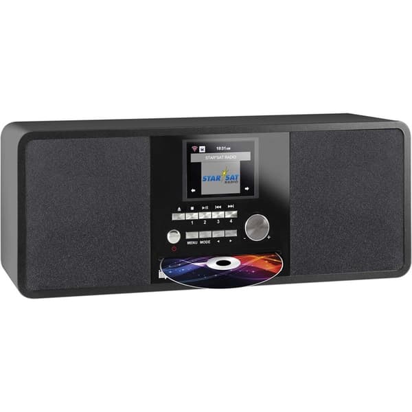 DABMAN i200 CD-monitoimiradio DAB+ / FM / Internet / Bluetooth Musta