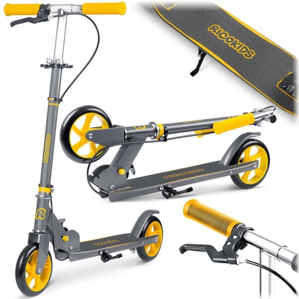 El-scooter Kodi grå-orange Ricokids