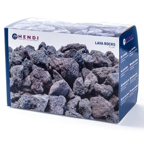Lavastein til gassgrill 3kg - Hendi 152706