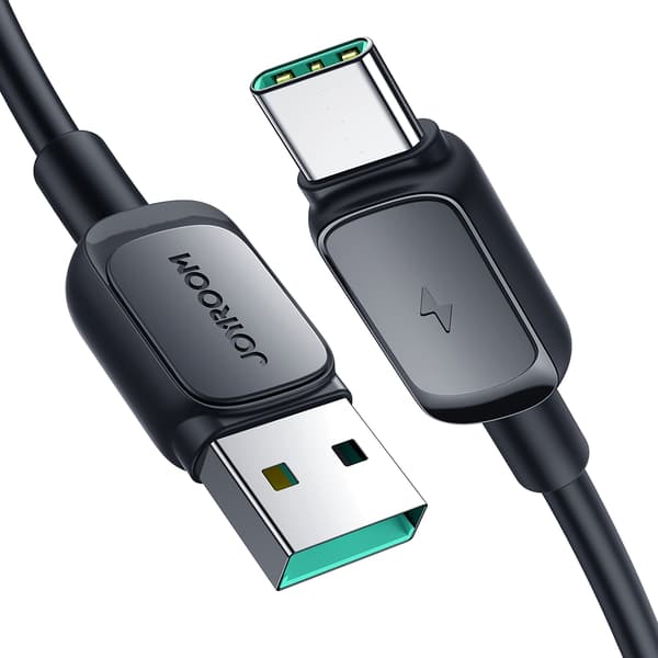 USB-kaapeli - USB-C 3A 1,2 m musta