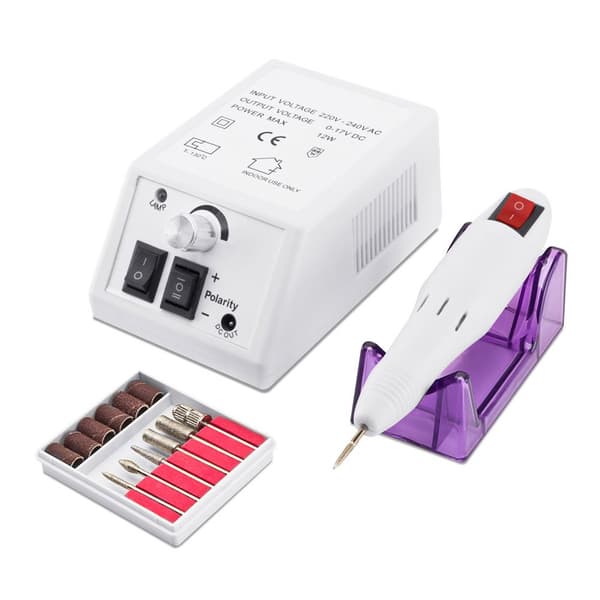 Elfil - Elektrisk nagelfill  med tillbehör - 15,000RPM