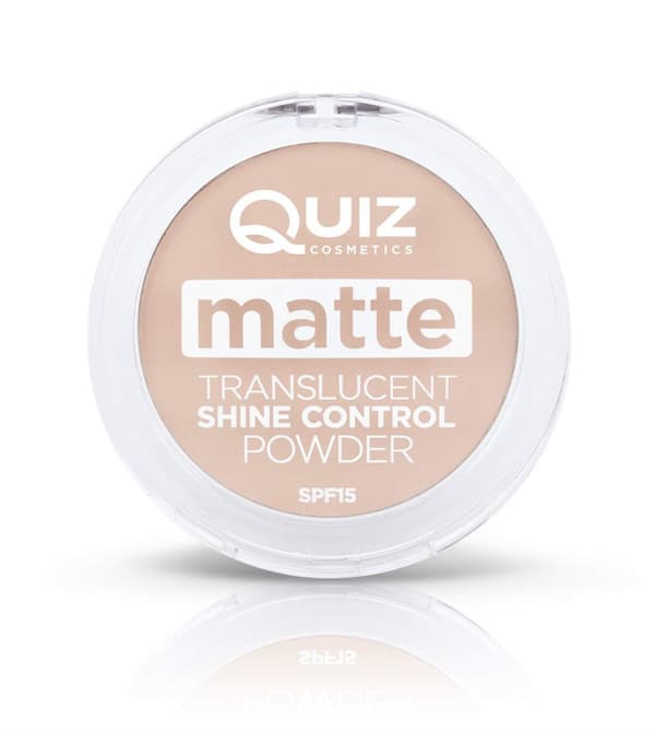 Matta läpikuultava puuteri - Kiiltoa säätelevä puuteri - Quiz Cosmetic