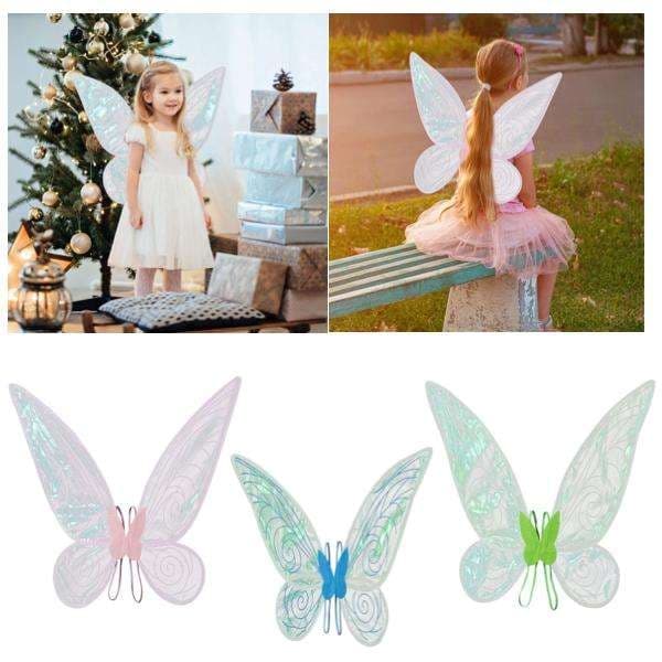 Fairy Wings -mekko - Tonttu - Fairy Wings - Halloween Sininen Fairy Wings -mekko - Tonttu - Fairy Wings - Halloween Sininen
