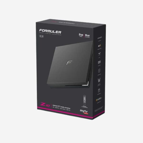 Formuler Z10 4K Android 10 medieafspiller 2 GB RAM, 8 GB lagerplads, dobbelt WiFi