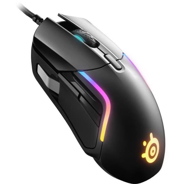 STEELSERIES - Rival 5 Gaming Mouse musta, Harmaa