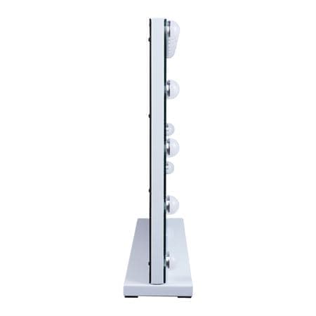 UNIQ XL Hollywood Vanity Sminkespeil med 15 LED-lys og berøringsfunksjon - Hvit