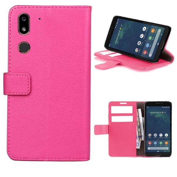 Mobilplånbok 2-kort Doro 8080 (5.7") : Färg - Rosa