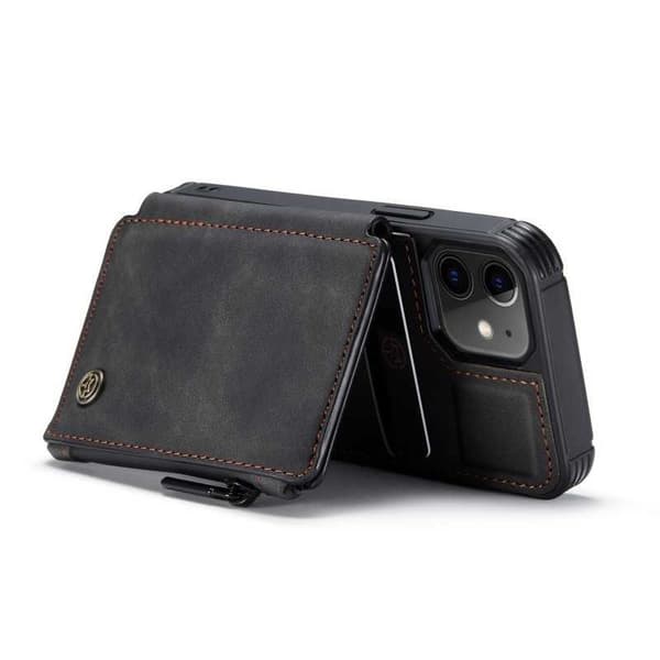 iPhone 13 -kotelon korttipidike ja vetoketju 4-POCKET CaseMe Flippr