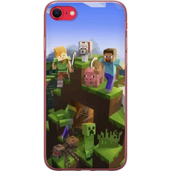 Apple iPhone SE (2022) Gjennomsiktig deksel MineCraft