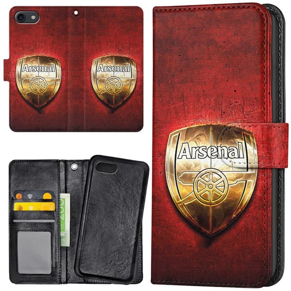 iPhone 7/8/SE - Lommebok Deksel Arsenal