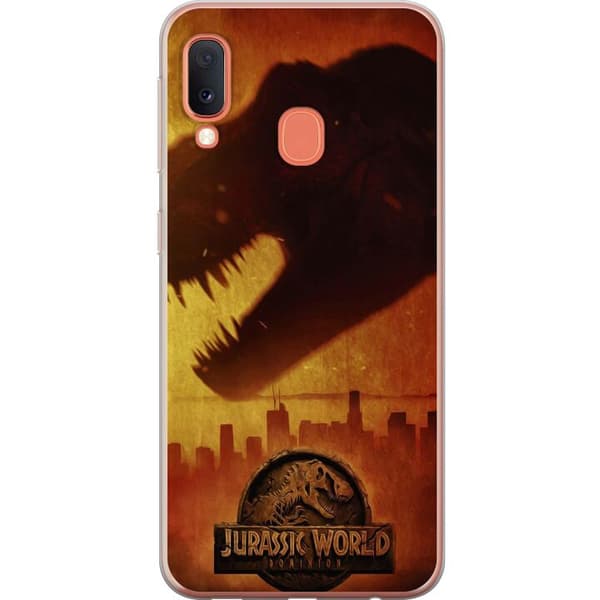 Samsung Galaxy A20e Läpinäkyvä kuori Jurassic World Dominion