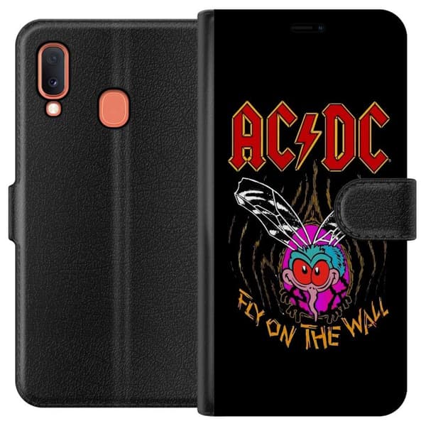 Samsung Galaxy A20e Lompakkokotelo ACDC