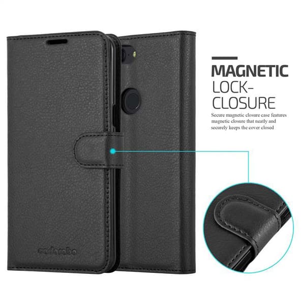 OnePlus 5T Suojakotelo Lompakkokotelo Matkapuhelinkotelo Suojakuori jossa magneettisuljenta, jalusta-toiminto ja korttitasku