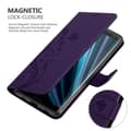 Miniatyrbilde 4 av 9: Deksel til Sony Xperia XZ3 Lommebokdeksel i blomster design med magnetisk lukking, stativfunksjon og kortplasser