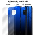 Miniatyrbilde 7 av 7: Deksel til Huawei MATE 20 PRO Silikondeksel av TPU-silikon og bakside av herdet glass
