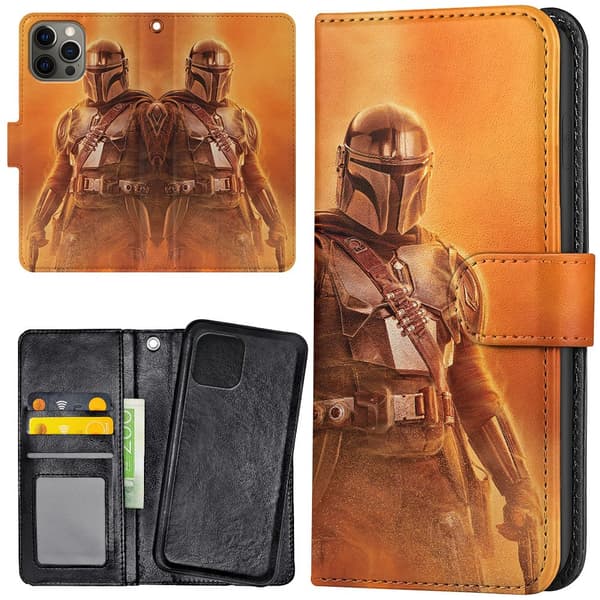 iPhone 15 Pro - Plånboksfodral/Skal Mandalorian Star Wars