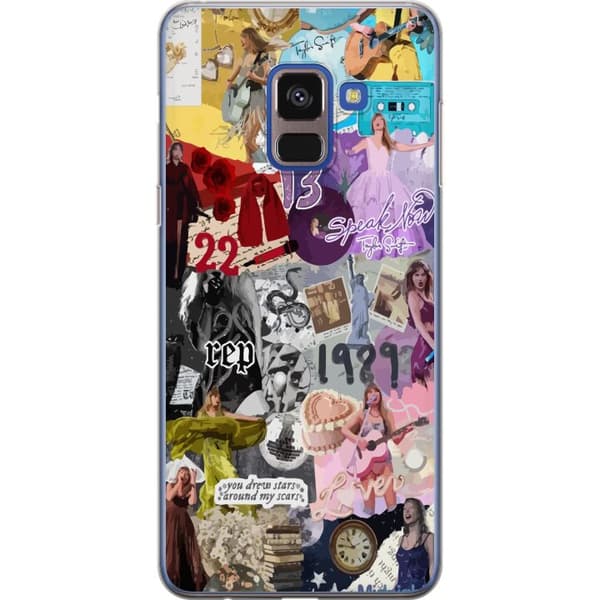 Samsung Galaxy A8 (2018) Läpinäkyvä kuori Taylor Swift