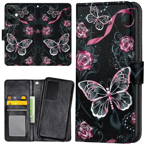 OnePlus Nord CE 3 Lite 5G - Mobilcover/Etui Cover Sommerfugle