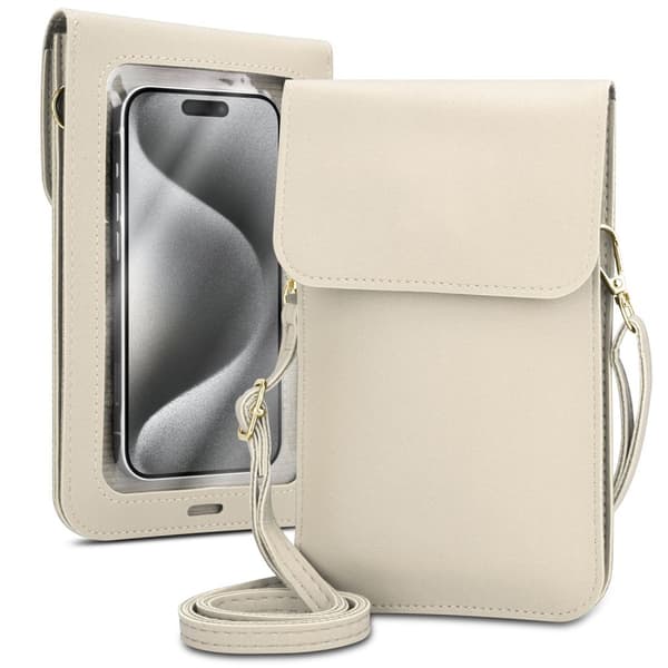 Samsung Galaxy S21 5G Deksel Mobilveske til å henge rundt halsen håndveske med mobilrom og vindu case cover