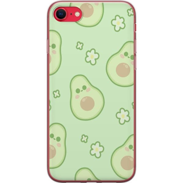 Apple iPhone SE (2022) Gennemsigtig cover Avocado Sød