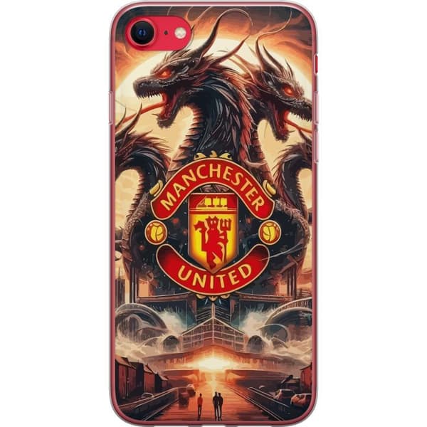 Apple iPhone SE (2022) Gennemsigtig cover Manchester United