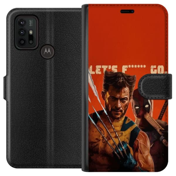Motorola Moto G30 Lommeboketui Deadpool & Wolverine
