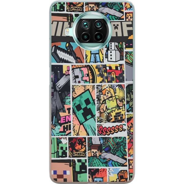 Xiaomi Mi 10T Lite 5G Gennemsigtig cover Minecraft Kunst
