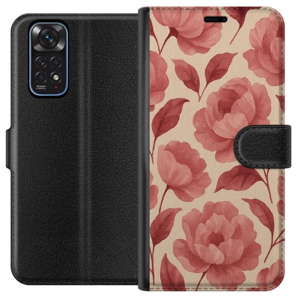 Xiaomi Redmi Note 11 Plånboksfodral Rose Bloom