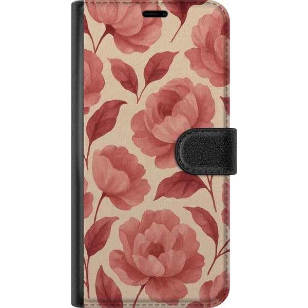 Xiaomi 15 Lommeboketui Rose Blomst
