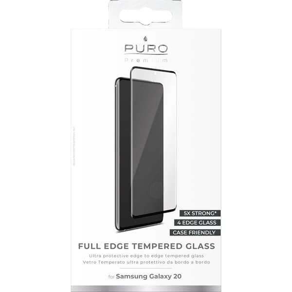PUROPremiumFullEdgekarkaistulasikotelo-SamsungGalaxyS20karkaistulasisuojalasi(mustakehys)