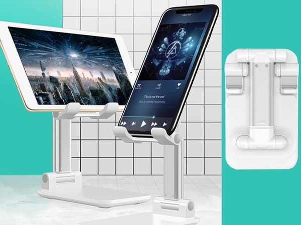 Telefonstativ - iPad-holder - Sammenleggbar - Opptil 10 tommer