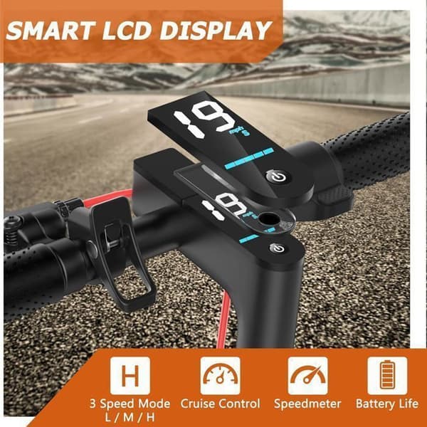 Elektrisk kickbike för vuxna Ladped Däck LP60 8,5''-350W-Räckvidd 22-30km-fällbar