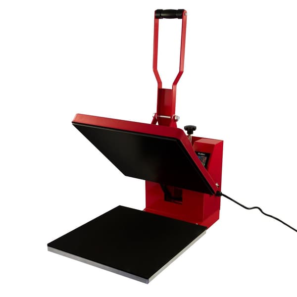 Digital Värmepress Transfer Sublimation Överföringspress 38 x 38 cm Platt Justerbar 250°C DIY Professionell T-shirt Tryck 10 Sublimeringsark