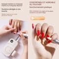 Miniatyrbild 4 av 4: INN Bärbar nagelborr för professionella justeringar vid 35000 rpm 35 justerbara nivåer sladdlös elektrisk nagelfil