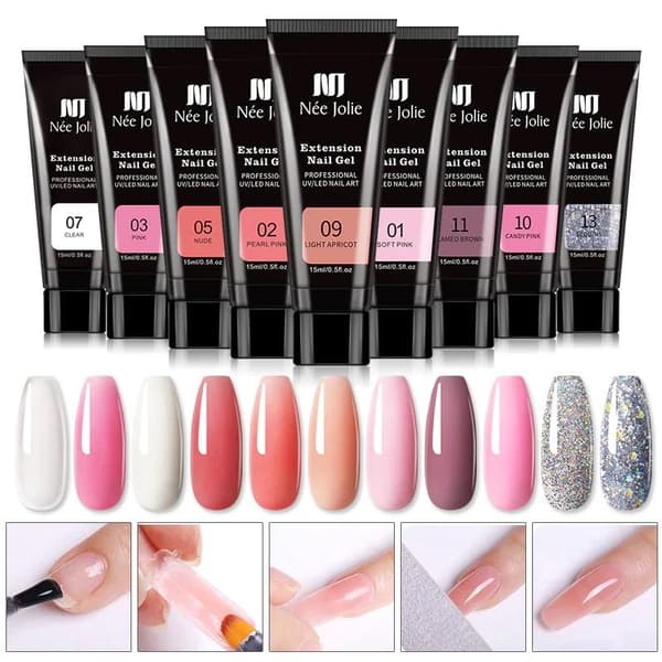 Polygel for Negler 15 g - Velg farge! 02 Pearl pink