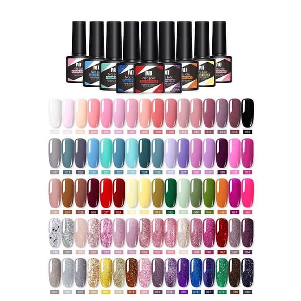 6 st 8,5 ml Gel Nagellack Set