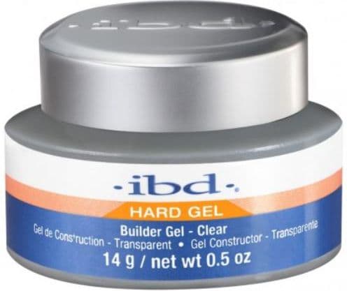 IBD LED/UV Builder Gel - Klar, fargeløs byggegelé 14g