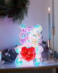 Miniatyrbilde 2 av 11: Smart LED-dekorasjon Flerfarget bamse iriserende holografisk RGB med app USB-pulverisert