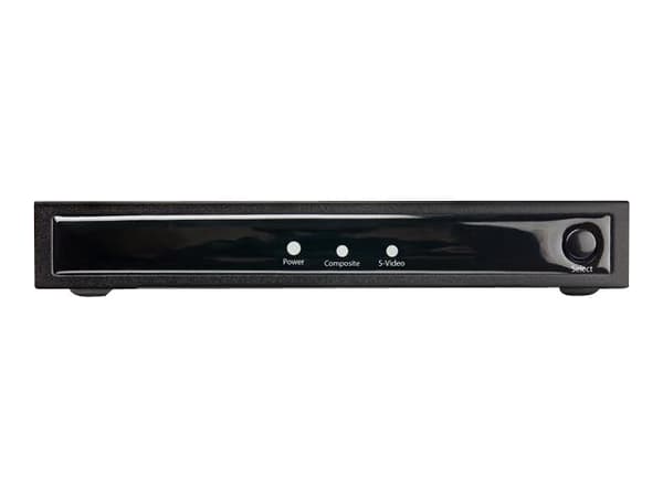 StarTech.com VID2HDCON2, Aktiivinen videomuunnin, Musta, Muovi, CE, FCC, REACH, 1280 x 720 pikseliä, 720p