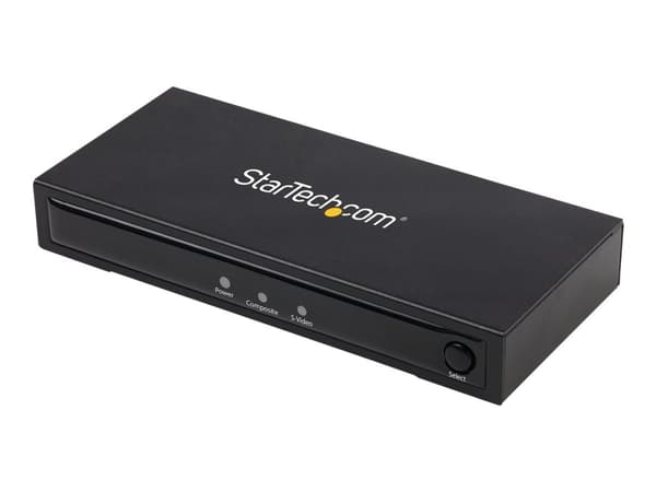StarTech.com VID2HDCON2, Aktiivinen videomuunnin, Musta, Muovi, CE, FCC, REACH, 1280 x 720 pikseliä, 720p