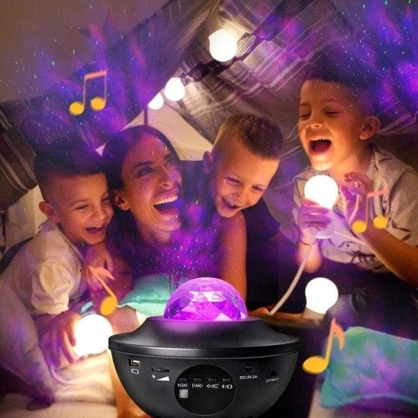 Tähtiprojektori LED Galaxy Light / Yölamppu / Tähtilamppu Lamppu