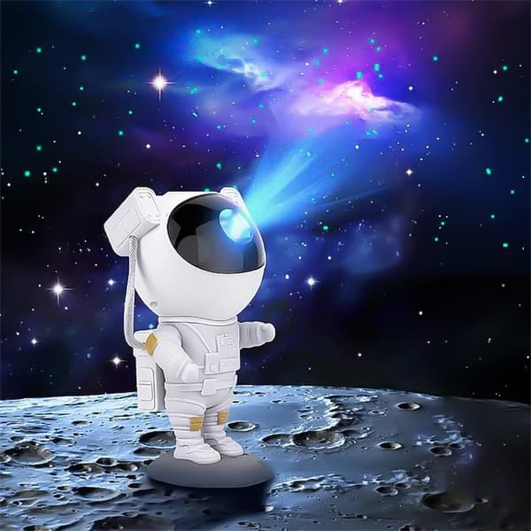 Nattlampe - Stjernekaster med LED-lys – Astronaut