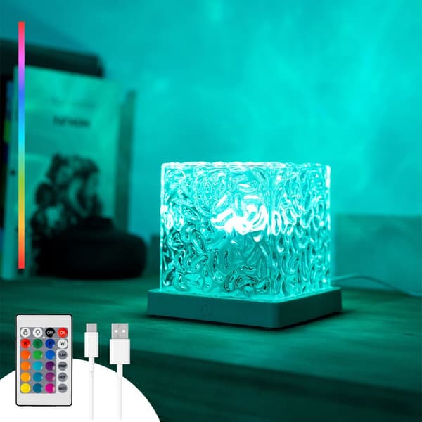Oppladbar LED-projektor med nordlys Boralamp InnovaGoods