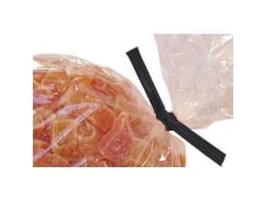 Kierresiteet 100 mm 1 lanka Musta,1000 kpl/ps - (1000 kpl)