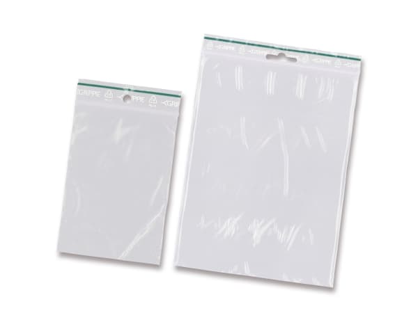 Lynlåsposer Grippie Green 80x120 mm, - (100 stk.)