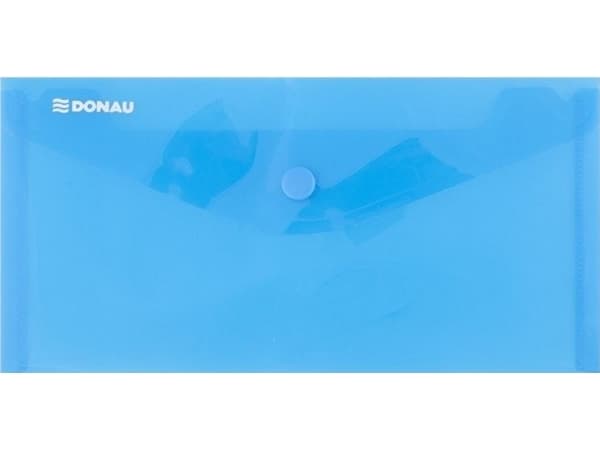 DONAU Kirjekuorikansio DONAU-kansiokori, PP, DL, 180mm, sininen